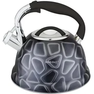 Czajniki na gaz - KingHoff KINGHOFF Czajnik stalowy czarny 2.7 L indukcja 5908287210646 - miniaturka - grafika 1