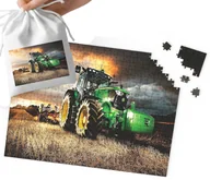 Puzzle - PUZZLE - TRAKTOR CIĄGNIK WZORY DLA MAŁYCH ROLNIKÓW 24el + WORECZEK - miniaturka - grafika 1