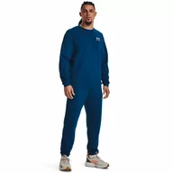 Spodnie sportowe męskie - Męskie spodnie dresowe Under Armour UA Essential Fleece Jogger - granatowe - UNDER ARMOUR - miniaturka - grafika 1