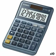 Kalkulatory - Kalkulator Casio MS-100EM Niebieski (10 Sztuk) - miniaturka - grafika 1