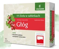 Suplementy naturalne - GŁÓG suplement diety w tabletkach 90 sztuk COLFARM - miniaturka - grafika 1