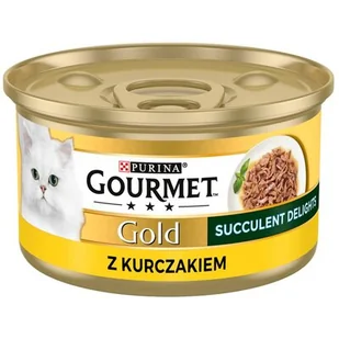 Karma dla kota GOURMET Gold Succulent Delights Kurczak 85 g - Mokra karma dla kotów - miniaturka - grafika 1
