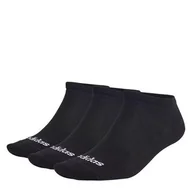 Skarpetki męskie - Adidas czarne skarpety męskie 3 szt. Low Cut No Show, Rozmiar UE 49 - 51 - miniaturka - grafika 1