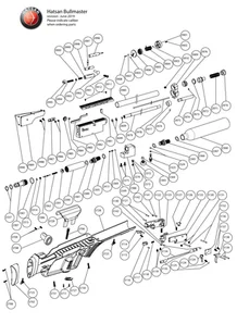 Moduł górny  (kompletny) do BT65-SB Elite  kal. 7.62 mm (2980) - Osprzęt do wiatrówek - miniaturka - grafika 4