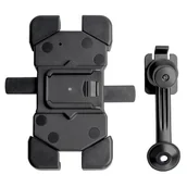 Uchwyty samochodowe do telefonów - Uchwyt na telefon ROCKBROS 25210030007 Czarny - miniaturka - grafika 1