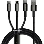 Kable USB - Baseus Kabel 3W1 Usb - Micro Lightning Type-c 3.5A - miniaturka - grafika 1