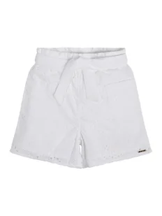 Guess Szorty materiałowe J3GD04 WFGJ0 Biały Relaxed Fit - Spodenki damskie - miniaturka - grafika 1
