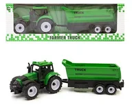 Samochody i pojazdy dla dzieci - Traktor z przyczepą - miniaturka - grafika 1