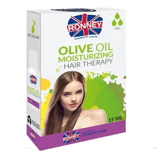 Ronney Ronney OLIVE Oil Nawilżający olejek do włosów 15ml - Olejki do ciała i włosów - miniaturka - grafika 1