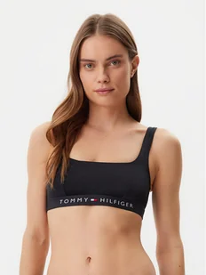 Tommy Hilfiger Góra od bikini UW0UW04108 Czarny - Stroje kąpielowe - miniaturka - grafika 1