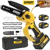 Piły elektryczne - Piła łańcuchowa IMOUM DLJ06 PRO 700 W 21 V 15 cm - miniaturka - grafika 1