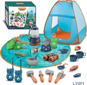 Namioty i tipi dla dzieci - Ramiz MEGA Zestaw Kempingowy z Namiotem + Akcesoria - miniaturka - grafika 1