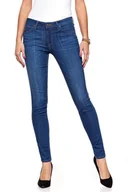 Spodnie damskie - Lee, Spodnie damskie, Scarlett Brightblue Worn L526Pfru, rozmiar W25 L33 - miniaturka - grafika 1