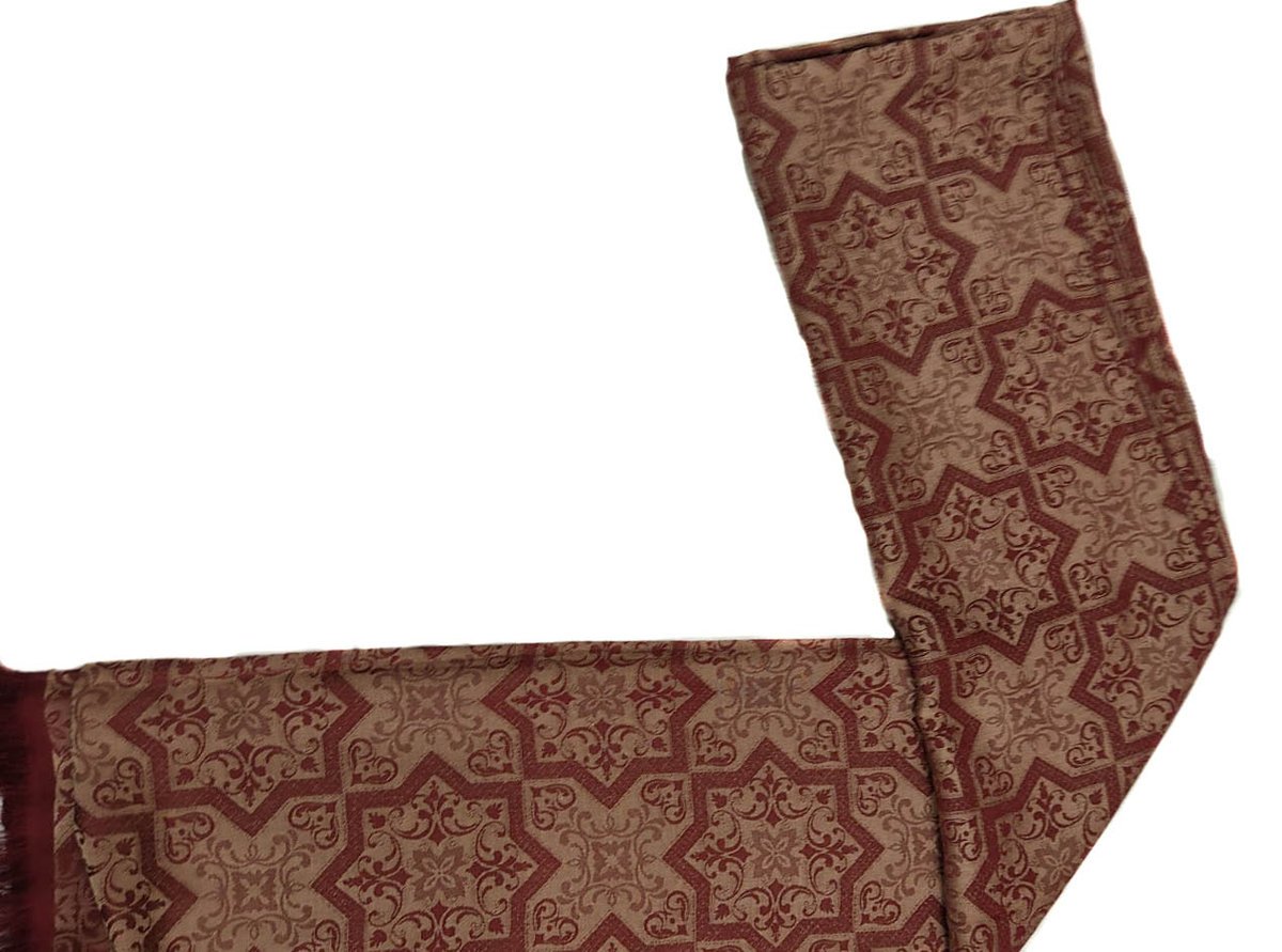 SZAL damski z frędzlami BAWEŁNIANY