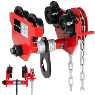 STEINBERG Wózek suwnicowy - 1000 kg - 65-110 mm - z łańcuchem STEINBERG 10030675 SBS-RT-1000N1 10030675 SBS-RT-1000N1 - Pozostałe wyposażenie warsztatu - miniaturka - grafika 1