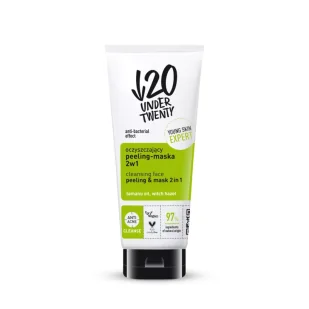 UNDER TWENTY - YOUNG SKIN EXPERT - Cleansing Face Peeling & Mask 2in1 - Oczyszczający peeling-maska 2w1 - 100 ml - Peelingi i scruby do twarzy - miniaturka - grafika 1