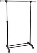 Wieszaki i stojaki - Czarny regulowany wieszak na kółkach C5-N09 - miniaturka - grafika 1