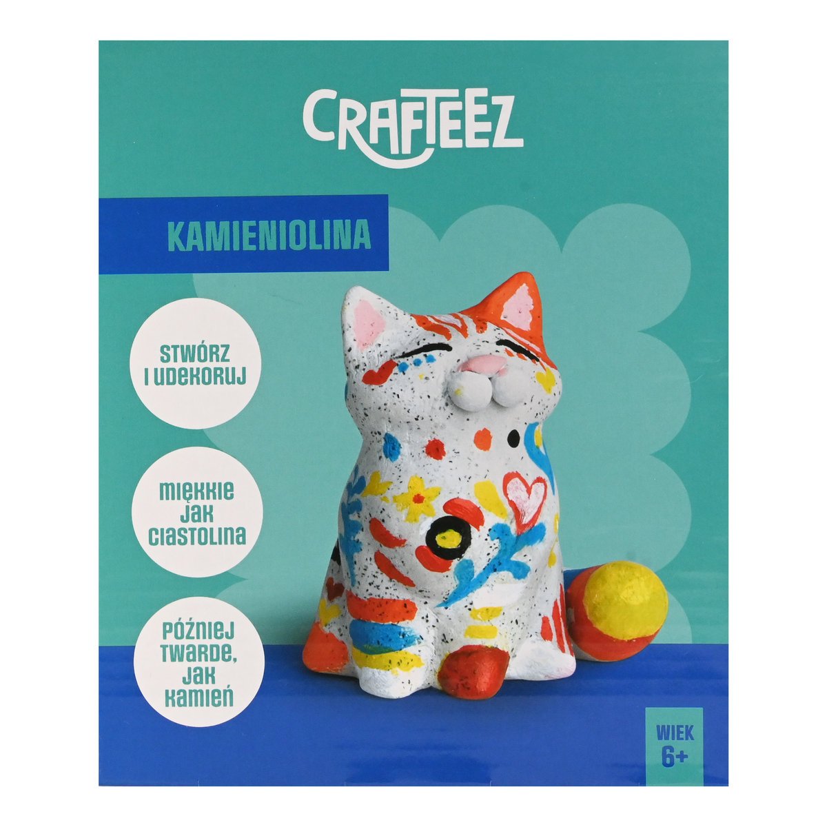 Crafteez, Zestaw kreatywny do malowania, Kot