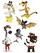 Zabawki kreatywne - Tatuaże - Zwierzaki piraci - Herma - miniaturka - grafika 1