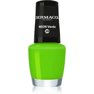 Dermacol Neon neonowy lakier do paznokci odcień 39 Verde 5 ml - Lakiery do paznokci - miniaturka - grafika 1