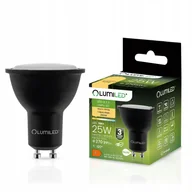 Żarówki LED - Żarówka Led GU10 3W 270lm 3000K Ciepła 120° Czarna Premium Lumiled - miniaturka - grafika 1