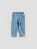Spodenki dla niemowląt - Reserved - Jeansy relaxed fit - niebieski - miniaturka - grafika 1