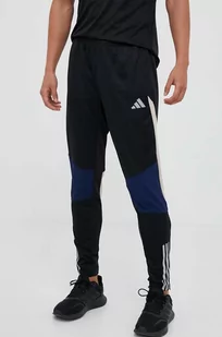 adidas Performance spodnie treningowe Tiro 23 Competition Winterized kolor czarny wzorzyste - Spodnie męskie - miniaturka - grafika 1