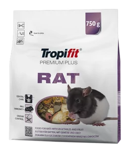 Tropifit Premium Plus RAT 750g dla szczurów 5900469504529 - Karma dla gryzoni - miniaturka - grafika 1