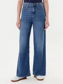 Spodnie damskie - Lee Jeansy Stella 112370893 Niebieski Wide Leg - miniaturka - grafika 1