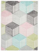 Dywany - Dywan Santi Kwadraty 3D 120 x 160 cm - miniaturka - grafika 1