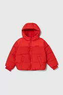 Kurtki i płaszcze dla dziewczynek - Tommy Hilfiger kurtka dziecięca kolor czerwony - miniaturka - grafika 1