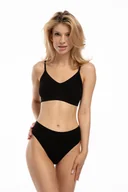 Majtki damskie - Figi Bamboo Bikini Czarne (Rozmiar XL) - miniaturka - grafika 1