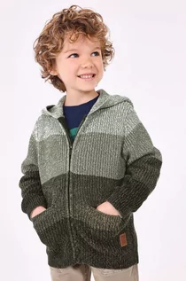 Swetry dla chłopców - Mayoral kardigan dziecięcy kolor zielony ciepły - grafika 1