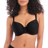 Biustonosze - Freya Idol Seam Free Molded Balcony Biustonosz damski, czarny, 75D - miniaturka - grafika 1