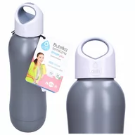 Butelki termiczne - Butelka termiczna Dafi SHAPE PLUS szara termos dla dzieci 480 ml - miniaturka - grafika 1