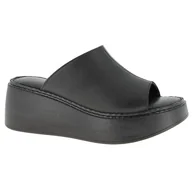 Klapki i japonki damskie - Andrea Conti Klapki damskie, czarny, 38 EU - miniaturka - grafika 1