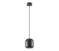Lampy sufitowe - Redo 01-3477 - Żyrandol na lince BOOM 1xGU10/10W/230V śr. 12 cm czarne - miniaturka - grafika 1