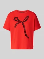 Koszulki i topy damskie - T-shirt o kroju oversized z czystej bawełny - miniaturka - grafika 1