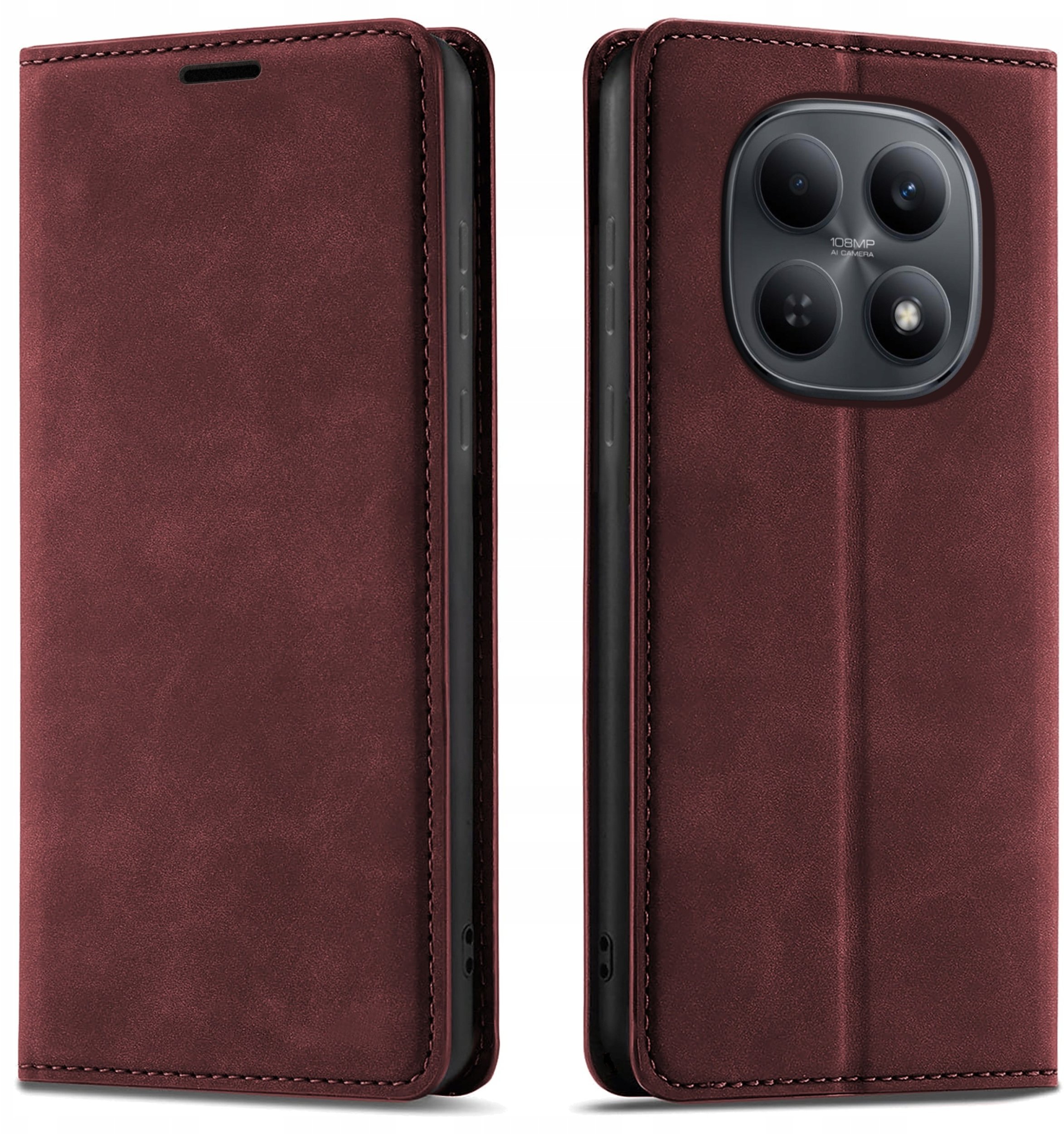 krainaGSM Etui Z Klapką Do Xiaomi Redmi Note 15 4G 5G Zamykane Magnetyczne Skórzane