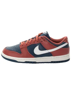 Nike Skórzane sneakersy "Dunk Low" w kolorze czerwono-granatowym - Trampki damskie - miniaturka - grafika 1