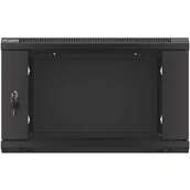 Szafy rack - Lanberg Szafa 19" 6U, 600x600, czarny FLAT PACK WF01-6606-10B - miniaturka - grafika 1
