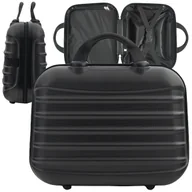 Walizki - KUFEREK PODRÓŻNY 11 L ABS TWARDY PODRĘCZNY POJEMNY do SAMOLOTU KOSMETYCZKA - miniaturka - grafika 1