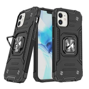 Etui pancerny pokrowiec do iPhone 14 uchwyt magnetyczny Ring Armor czarny WOZINSKY - Etui i futerały do telefonów - miniaturka - grafika 1