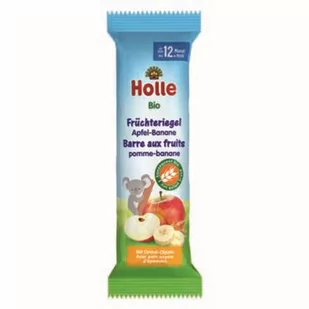 Holle Bio Batonik owocowy dla dzieci o smaku jabłkowo-bananowym 25g - Przekąski dla dzieci - miniaturka - grafika 1