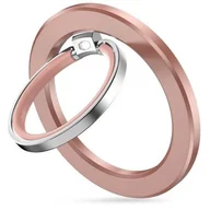 Pozostałe akcesoria do telefonów - Uchwyt i podstawka TECH-PROTECT MMR300 Magsafe Phone Ring Różowe złoto - miniaturka - grafika 1