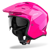 Kaski motocyklowe - Kask Otwarty Airoh Kombakt Różowy błyszczącyXS - miniaturka - grafika 1