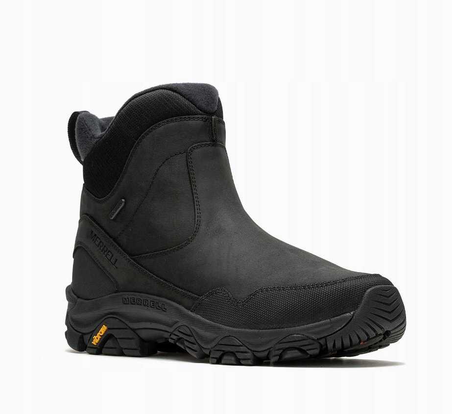 MERRELL ŚNIEGOWCE CZARNE NA ZAMEK ZA KOSTKĘ ZE SKÓRĄ 40 Ż3C