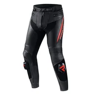 Odzież motocyklowa - REBELHORN Fighter skórzane spodnie motocyklowe, podwójne i potrójne szwy, wentylacja, poliester z siateczki, spandex, elastyczne panele - miniaturka - grafika 1
