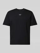 Koszulki męskie - T-shirt z detalem z logo - miniaturka - grafika 1