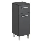 Szafki łazienkowe - Ciemnoszara niska szafka łazienkowa 30x81 cm Set 311 – Pelipal - miniaturka - grafika 1